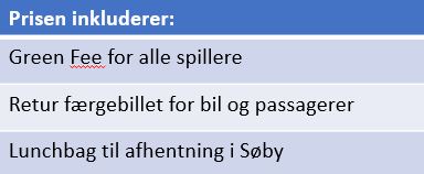 GOLF YDELSER