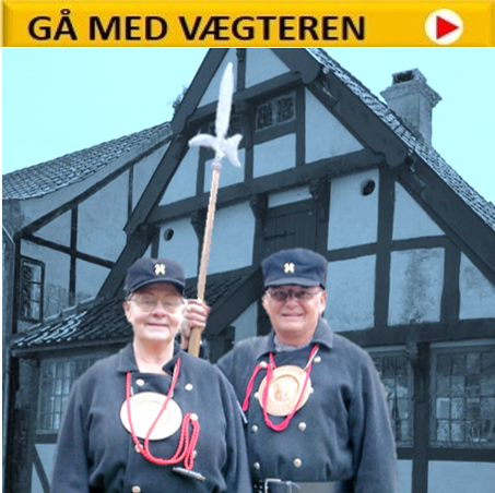 Vægterne går tur i Ærøskøbing